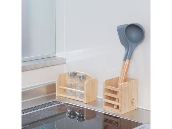 不二貿易 木製スパイスラック ボヌール 22650 1個（ご注文単位1個）【直送品】