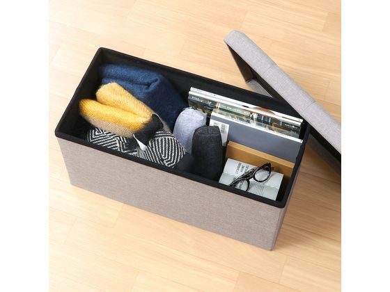 不二貿易 ハント ストレージベンチ 6030 ライトグレー 86139 1台(ご注文単位1台)【直送品】