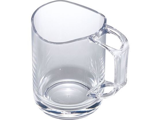 ライクイット 水が切れるスタンドマグ クリア 1個(ご注文単位1個)【直送品】