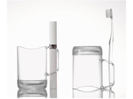 ライクイット 水が切れるスタンドマグ クリア 1個（ご注文単位1個）【直送品】