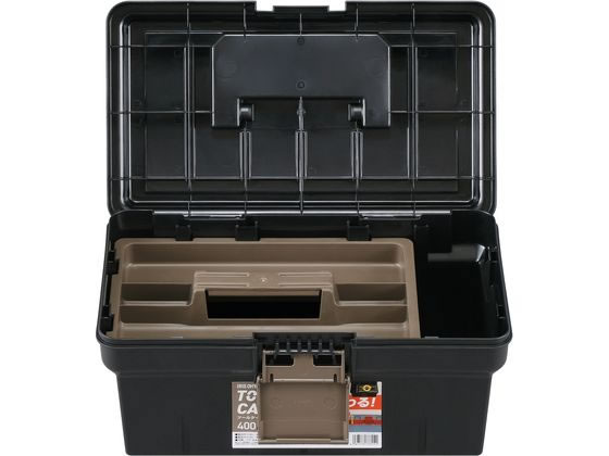 アイリスオーヤマ ツールケース S ブラック・サンドベージュ TCR-400 1個(ご注文単位1個)【直送品】