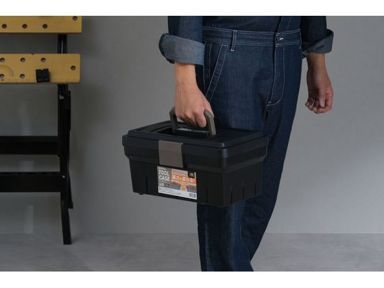 アイリスオーヤマ ツールケース S ブラック・サンドベージュ TCR-400 1個(ご注文単位1個)【直送品】