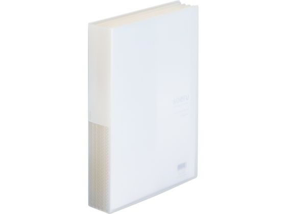 リヒトラブ SOERU クリヤーブック A4 100ポケット フロストクリヤー N8105-1 1冊(ご注文単位1冊)【直送品】