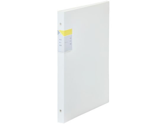 キングジム クリアーファイル カキコ 差替式 10枚 20ポケット A4 白 1冊(ご注文単位1冊)【直送品】