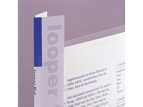 リヒトラブ ルーパーフラット A4タテ 2穴 100枚収容 乳白 5冊 F52 1パック(ご注文単位1パック)【直送品】