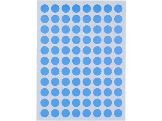 ニチバン マイタックカラーラベル 空 直径8mm 88片×12シート 1パック(ご注文単位1パック)【直送品】