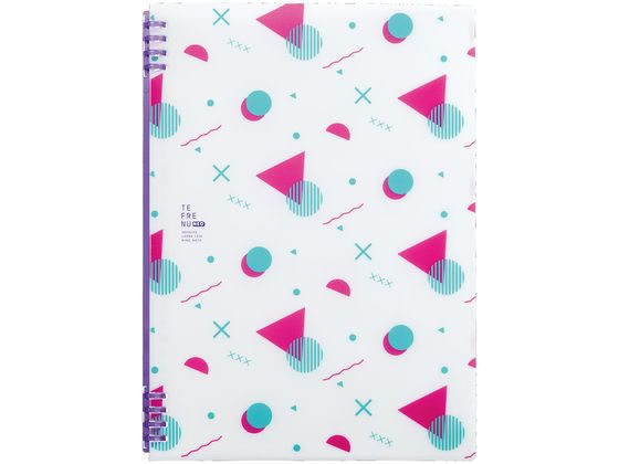 キングジム リングノート テフレーヌ ネオ A4 白 9856TTENE-003 1冊（ご注文単位1冊）【直送品】