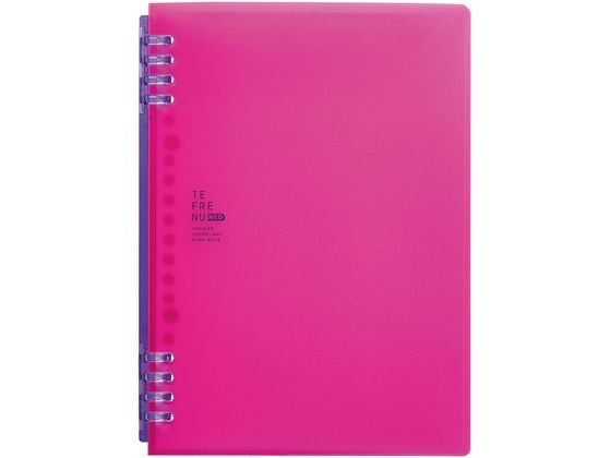 キングジム リングノート テフレーヌ ネオ A5 ピンク 9854TTENE-001 1冊（ご注文単位1冊）【直送品】