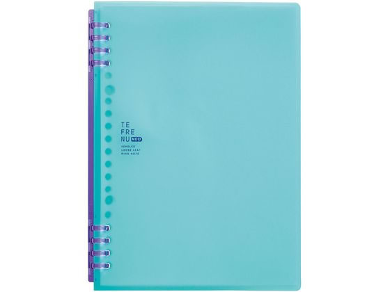 キングジム リングノート テフレーヌ ネオ A5 緑 9854TTENE-002 1冊（ご注文単位1冊）【直送品】