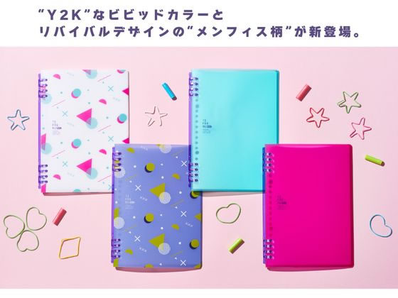 キングジム リングノート テフレーヌ ネオ A5 白 9854TTENE-003 1冊(ご注文単位1冊)【直送品】