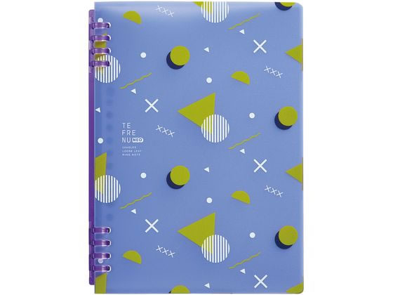キングジム リングノート テフレーヌ ネオ A5 青 9854TTENE-004 1冊（ご注文単位1冊）【直送品】