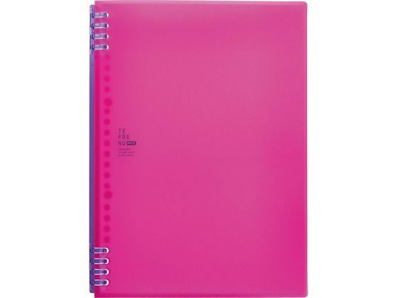 キングジム リングノート テフレーヌ ネオ B5 ピンク 9855TTENE-001 1冊（ご注文単位1冊）【直送品】