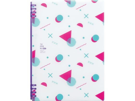 キングジム リングノート テフレーヌ ネオ B5 白 9855TTENE-003 1冊（ご注文単位1冊）【直送品】