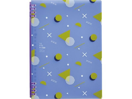 キングジム リングノート テフレーヌ ネオ B5 青 9855TTENE-004 1冊（ご注文単位1冊）【直送品】