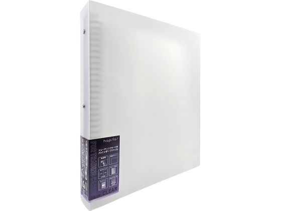 ハピラ トレカ用バインダーファイル クリアー PF003CL 1冊（ご注文単位1冊）【直送品】