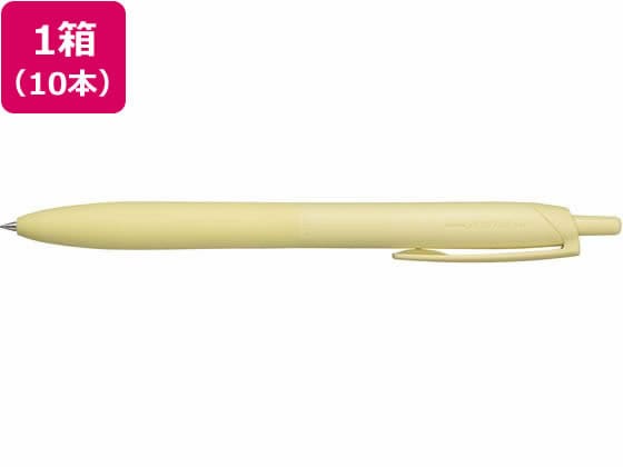 三菱鉛筆 ジェットストリームシングル ライトタッチインク0.5ライトイエロー10本 1箱（ご注文単位1箱）【直送品】