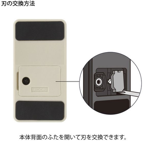 ミドリ マグネットレターカッター 替刃 49738006 1個(ご注文単位1個)【直送品】