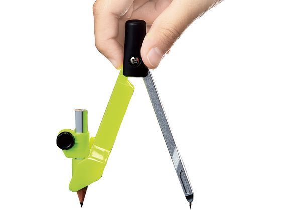 クツワ ドクターコンパス 蛍光イエロー CP214YE 1個(ご注文単位1個)【直送品】