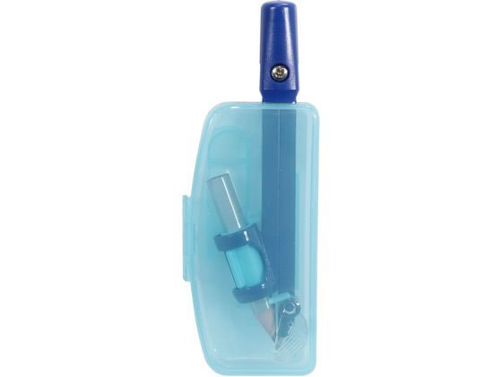 クツワ 回しやすいコンパス 鉛筆用 CP221BL 1個(ご注文単位1個)【直送品】