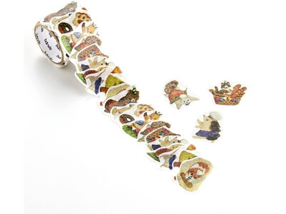 bande マスキングロールステッカー 刺繍の森のパンマルシェ BDA772 1巻（ご注文単位1巻）【直送品】