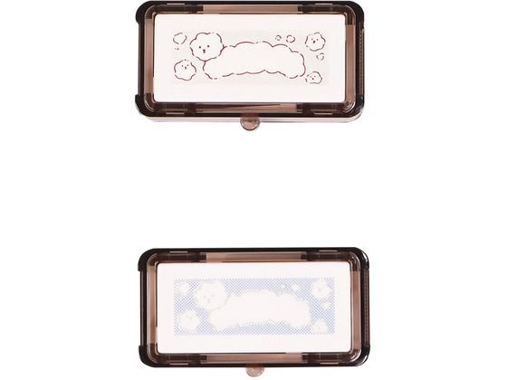 クツワ ハンココデコ もくもくいぬ DE015C 1個(ご注文単位1個)【直送品】