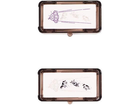 クツワ ハンココデコ UFOと牛 DE015F 1個(ご注文単位1個)【直送品】