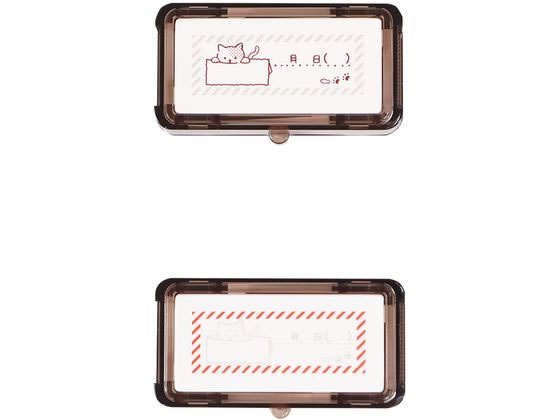 クツワ ハンココデコ お知らせねこ DE015K 1個(ご注文単位1個)【直送品】