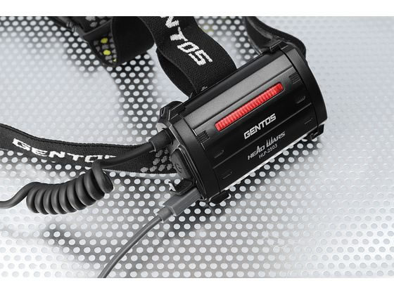 ジェントス ハイブリッドLEDヘッドライト 630lm HLP-2503 1個（ご注文単位1個）【直送品】