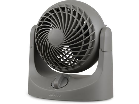 アイリスオーヤマ 卓上扇マカロンミニ グレー TAF-MKM10N-H 1台（ご注文単位1台）【直送品】