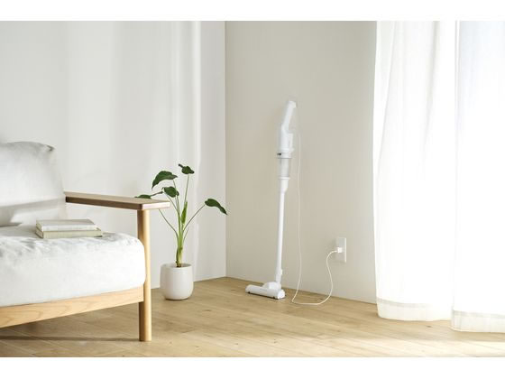 アイリスオーヤマ 充電式サイクロンスティッククリーナー ホワイト SCD-220-W 1台(ご注文単位1台)【直送品】