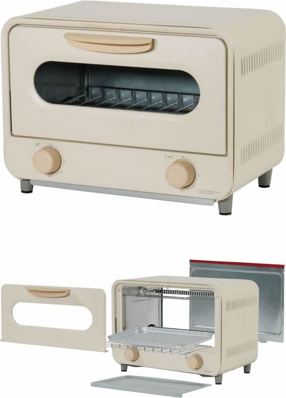 ユアサプライムス お手入れかんたん分解トースター PTO-TM800F(IV) 1台(ご注文単位1台)【直送品】