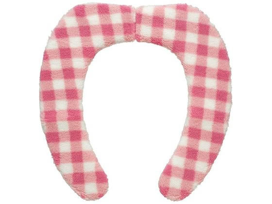 レック ぴたQ 吸着べんざシート ふわふわタイプ チェックピンク 1個(ご注文単位1個)【直送品】