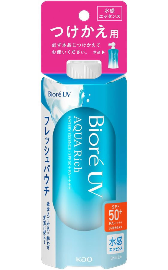 KAO ビオレUVアクアリッチ ウォータリーエッセンス フレッシュパウチ 120g 替え 1個(ご注文単位1個)【直送品】