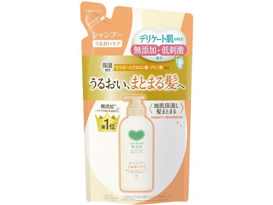牛乳石鹸 カウ 無添加シャンプー うるおいケア 詰替用 360mL 1個（ご注文単位1個）【直送品】