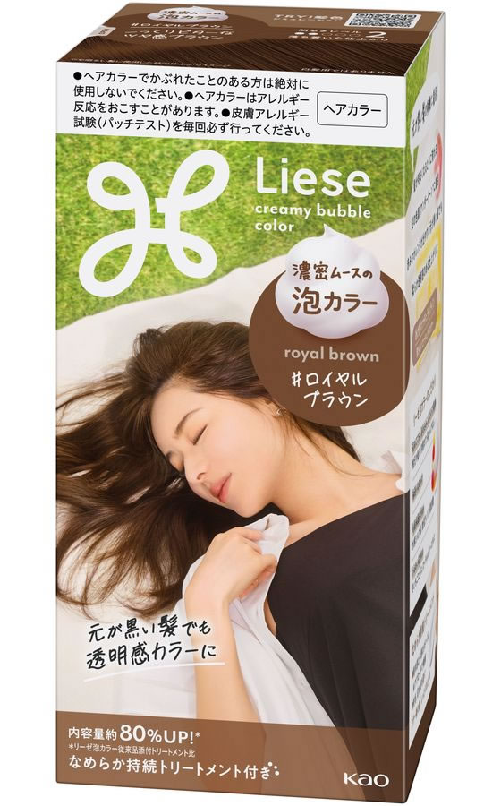 KAO リーゼ 泡カラー ロイヤルブラウン 1個(ご注文単位1個)【直送品】