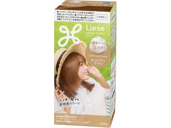 KAO リーゼ 泡カラー ミルクティブラウン 1個(ご注文単位1個)【直送品】