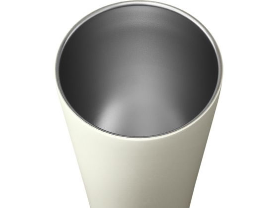 アイリスオーヤマ ステンレスタンブラー 450ml ホワイト ST-450 1個(ご注文単位1個)【直送品】