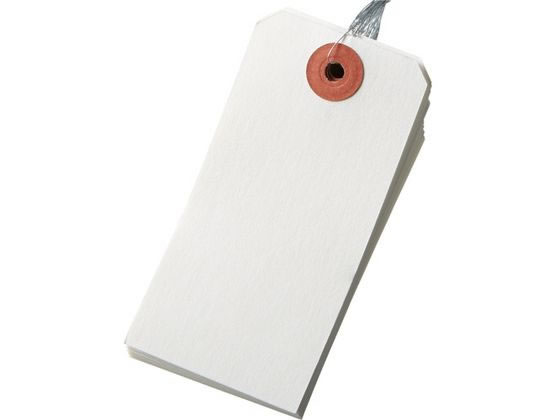 今村紙工 耐水紙 針金荷札 4号 中 100枚 TH-4 1ﾊﾟｯｸ（ご注文単位1ﾊﾟｯｸ）【直送品】