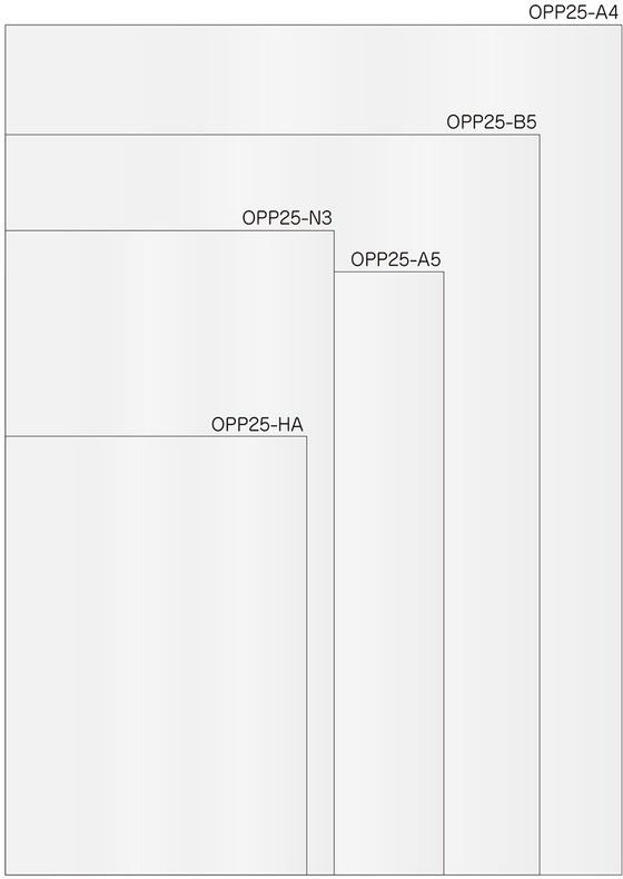 今村紙工 OPP袋 シールなし B5サイズ 0.025mm厚 透明 100枚 1パック(ご注文単位1パック)【直送品】