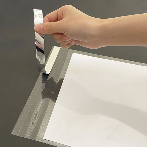 今村紙工 OPP袋 シールあり A4サイズ 0.025mm厚 透明 100枚 1パック(ご注文単位1パック)【直送品】