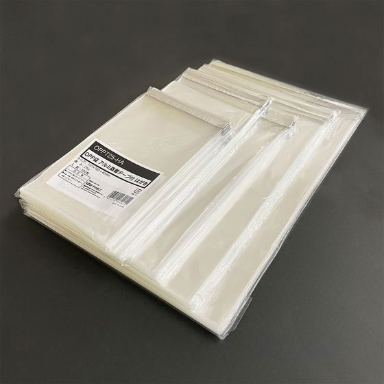 今村紙工 OPP袋 シールあり ハガキサイズ 0.025mm厚透明100枚 1パック(ご注文単位1パック)【直送品】