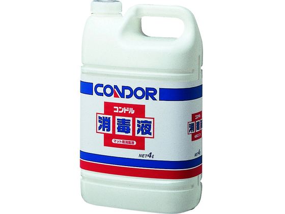コンドル 消臭マット専用 消毒液 4L C108-04LX-MB 1個（ご注文単位1個）【直送品】