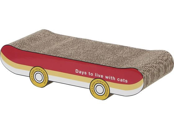 不二貿易 猫の爪とぎ スケボー 54227 1個（ご注文単位1個）【直送品】