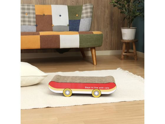 不二貿易 猫の爪とぎ スケボー 54227 1個(ご注文単位1個)【直送品】