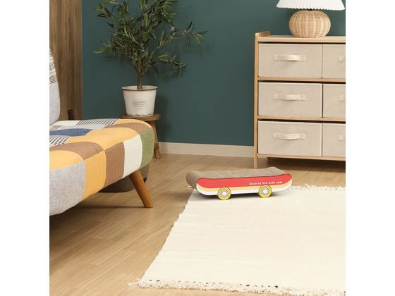 不二貿易 猫の爪とぎ スケボー 54227 1個(ご注文単位1個)【直送品】