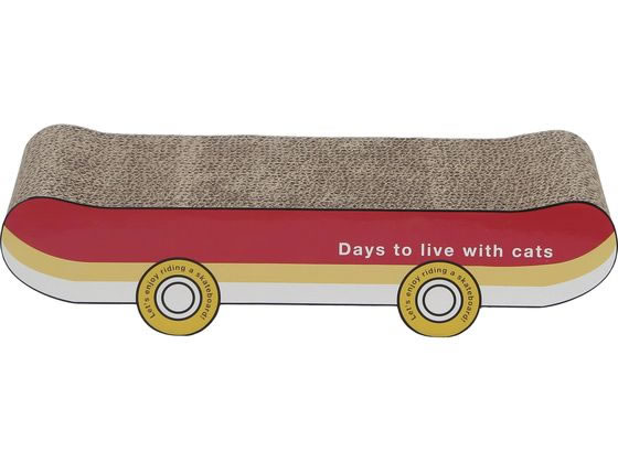 不二貿易 猫の爪とぎ スケボー 54227 1個(ご注文単位1個)【直送品】