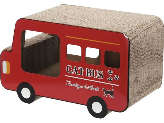 不二貿易 猫の爪とぎ ロンドンバス 54226 1個（ご注文単位1個）【直送品】