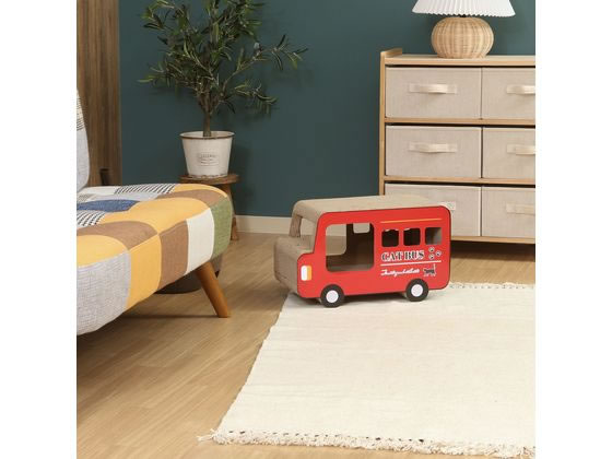 不二貿易 猫の爪とぎ ロンドンバス 54226 1個(ご注文単位1個)【直送品】