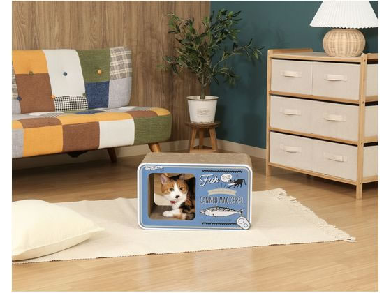 不二貿易 猫の爪とぎ 缶詰 54224 1個(ご注文単位1個)【直送品】