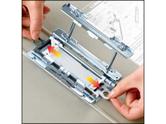 キングジム スーパードッチ脱・着イージー A4ヨコとじ厚40mm青10冊 1箱（ご注文単位1箱）【直送品】